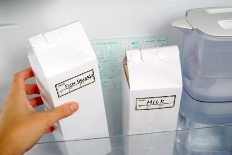 牛乳パック型ボトル